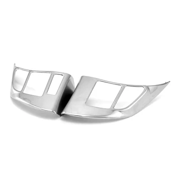 

For Mazda 6 M6 Atenza 2013-2015 ABS Chrome Steering Wheel Cover Trim Matt Interior Mouldings Trim 2pcs