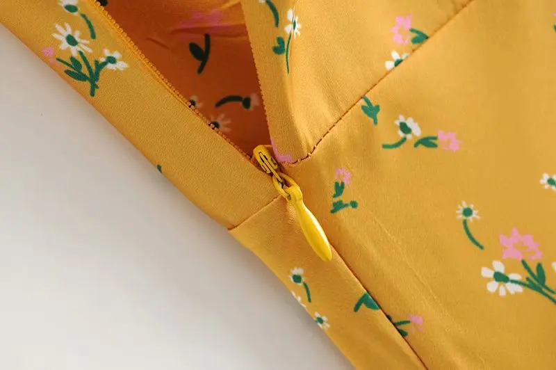 Облегающее желтое атласное платье с цветочным принтом, Vestidos Like Silk, летние миди-платья на бретельках
