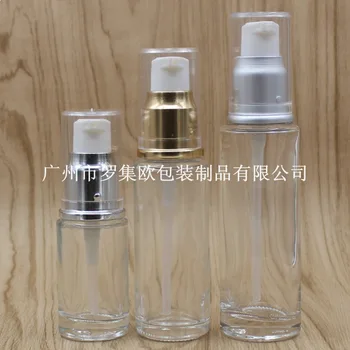 

20ML 30ml 50ml Empty Clear Glass Bottle with Serum Pump,with spray head WYL