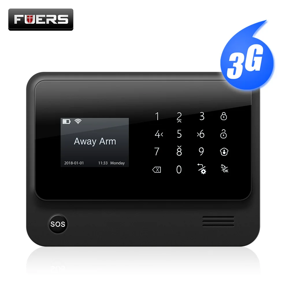 Fuers G90B 3g 2,4G WiFi GSM SMS Беспроводная 433MHZ домашняя система безопасности IOS Android приложение пульт дистанционного управления комплект сигнализации