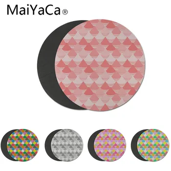 

MaiYaCa New Personalized print Mousepad Mountain Peak Small Size Round Mouse Pad Non-Skid Rubber Pad
