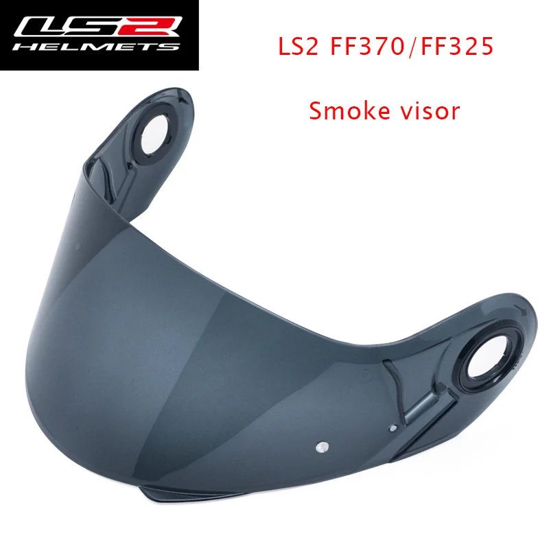 LS2 ff370 откидной шлем козырек подходит для ls2 ff325 ff394 шлемы разноцветные противотуманные линзы - Цвет: smoke