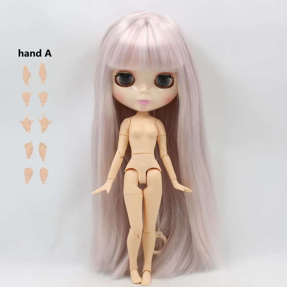 ICY Nude Blyth кукла для серии No.280BL6909/1010 шарнирное тело большая грудь серебро смешанные волосы белая кожа 1/6 шарнирная кукла нео - Цвет: like the picture