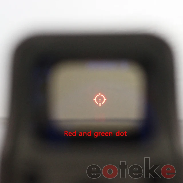 558 holográfico reflectante serie verde punto rojo mira Airsoft ajuste en 20mm Rail montajes libre logo personalizado OEM