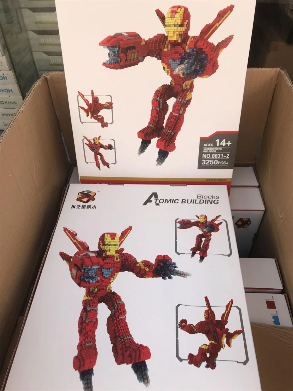 PZX Small Blocks Big size Super Hero Model Captain America 拼之星积木