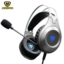 Original NUBWO N2 Computer Stereo Gaming Headphones LED Deep Bass Casque Game Headsets With Microphone Mic For PC Laptop Gamer