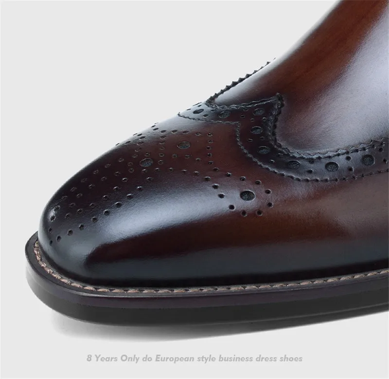 Модные черные/коричневые ботинки челси мужские ботильоны из натуральной кожи Кожаные модельные туфли Сапоги социальные обувь Мужская обувь в деловом стиле