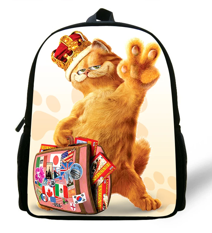 12-дюймовый Mochila Infantil Menina рюкзак с гарфилдом для детей школьные ранцы для мальчиков принт мульташной Минни детские сумки для девочек мешок с гарфильдом школы