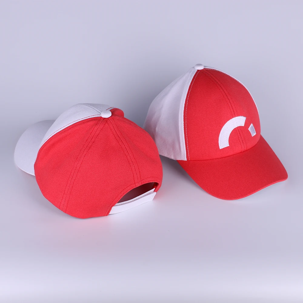 Anime Pocket Monster Cosplay Costumes Caps Pokemon Caps Baseball Ash Ketchum Halloween Party Prop (21)