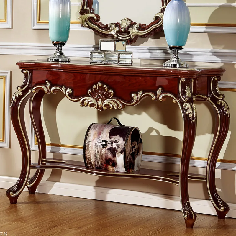 Новый Классический консольный стол в европейском стиле с зеркалом|table with mirror|table