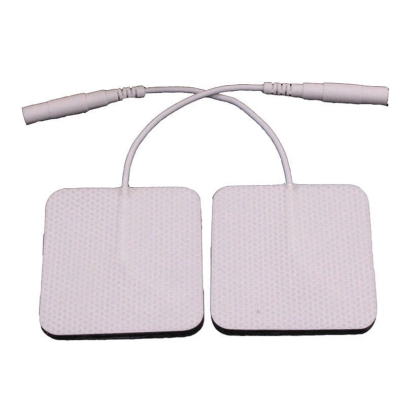 

100Pcs TENS Unit Electrode Pads Non-woven Fabric Patch For Muscle Stimulator Electric Pulse Therapy Machine Massager 5x5cm