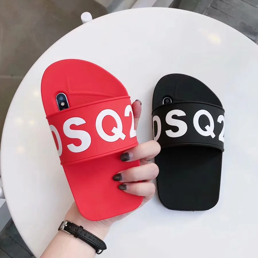 New Arrival DSQUARED Ltaly brand soft silicone 3d Phone