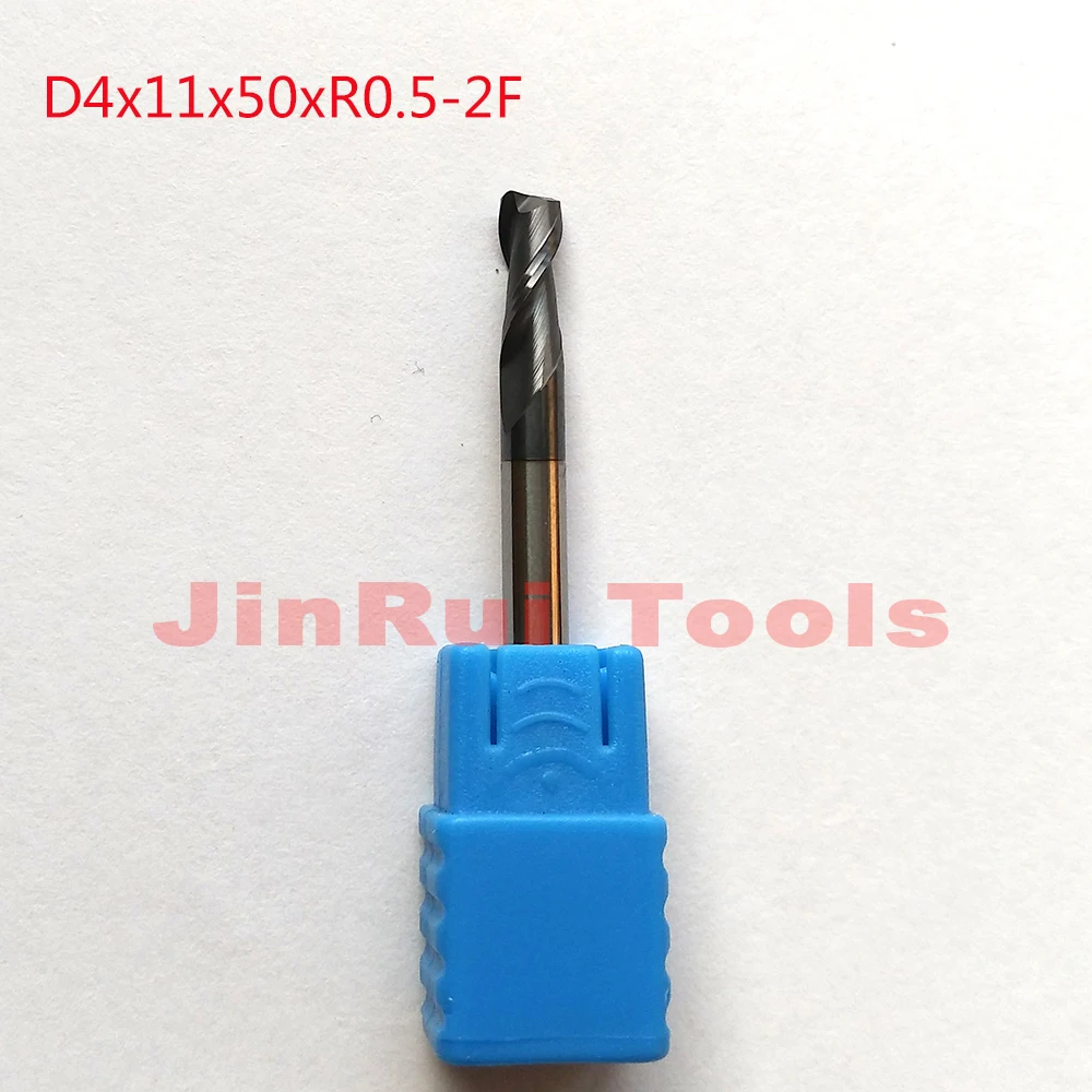 Produktbild von 1x HRC60 Mikro-Schaftfräser – 0,8mm Flachfräser, 2 Flöten, Beschichteter Wolframstahl, CNC-Fräser, 4mm Schaft, Für Feinste Gravuren