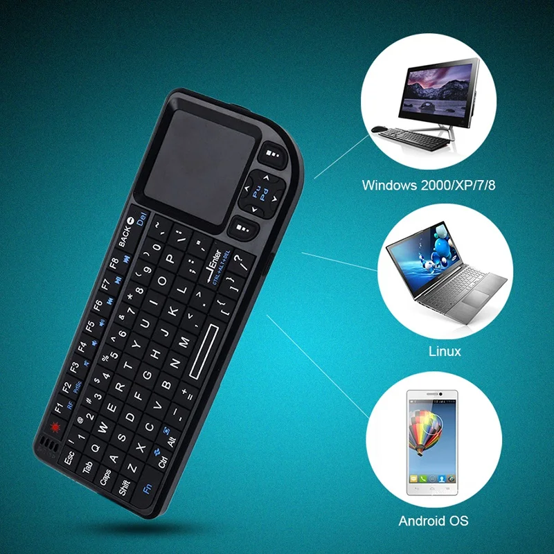 Мини Беспроводная клавиатура Air mouse 2,4G Ручной тачпад для мобильных игр Smart Android Tv Box