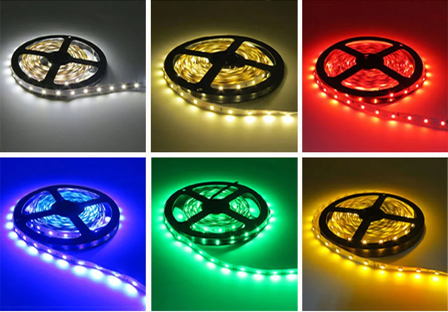 5 meter 300Leds Non-waterproof RGB Led Strip Light 2835 DC12V 60LedsM Flexible Lighting String Ribbon Tape Lamp Home Decoration (8)