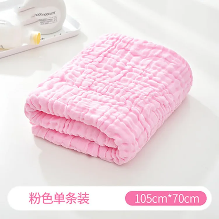 Газовое хлопковое детское полотенце натуральная мягкая и впитывающая подушка для купания младенцев Полотенце для чувствительной кожи детская мочалка 105*70 см