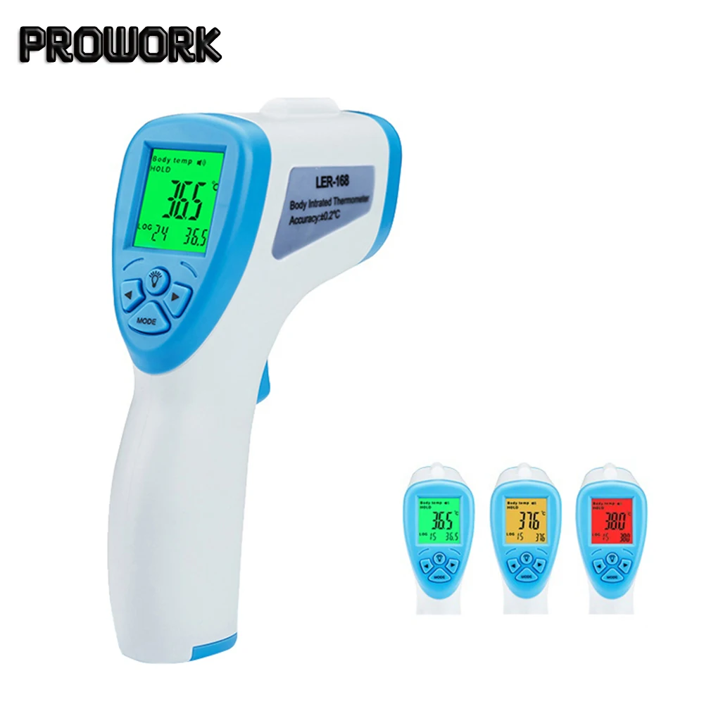 Digital Infrared Thermometer Baby Adult Forehead Non contact Infrared