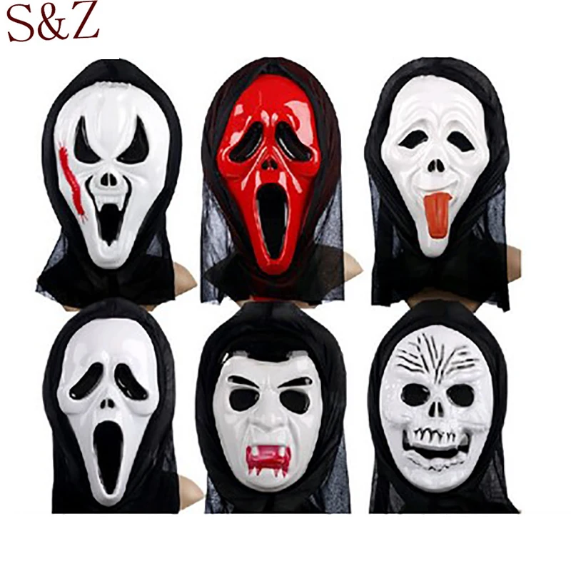 2016 New High Quality PVC Plastic Halloween Mask Masquerade Latex Party