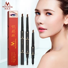 Брендовая воздушная подушка Triad карандаш для бровей водостойкая стойкая треугольник натуральный макияж карандаш для подводки бровей с Кисточки для макияжа