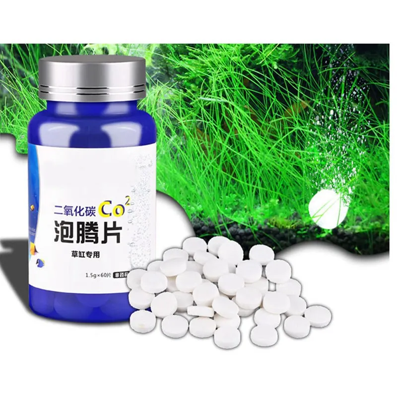 

Aquarium CO2 Effervescent Tablet Aquarium Plants Carbon Dioxide Slice Diffuser Manufacturer Fish Tank Watergrass Supply 60/10pcs