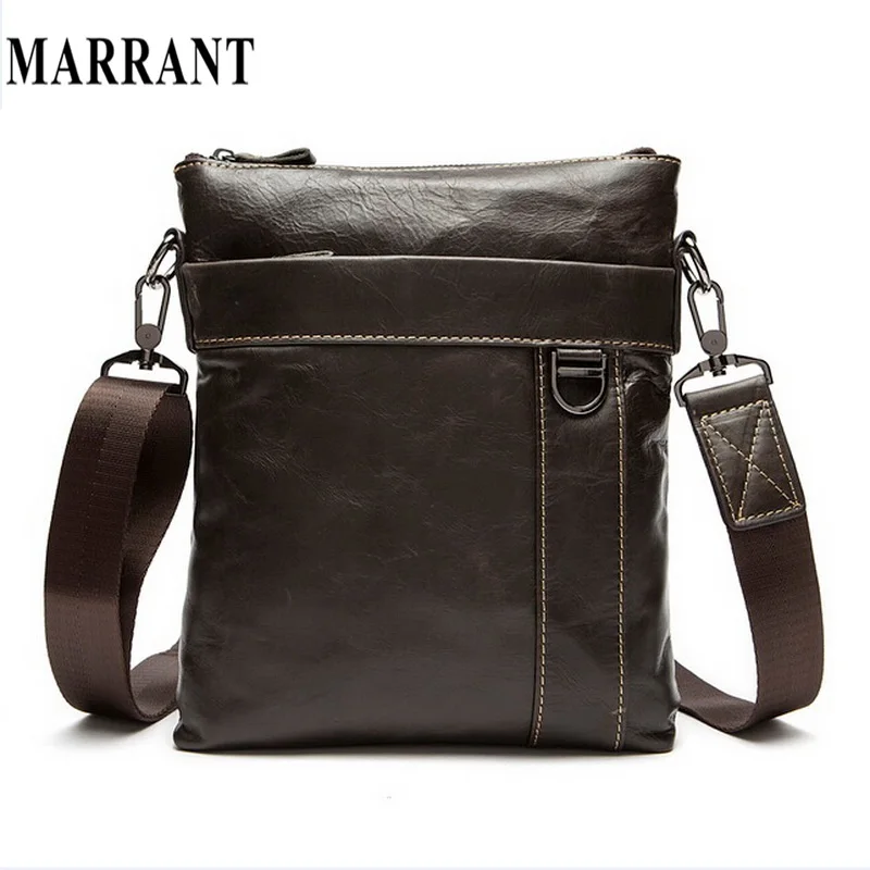 MARRANT 100 Genuine Leather Men Bags Fashion Men s Messenger Bags Male Real Leather Business Bag