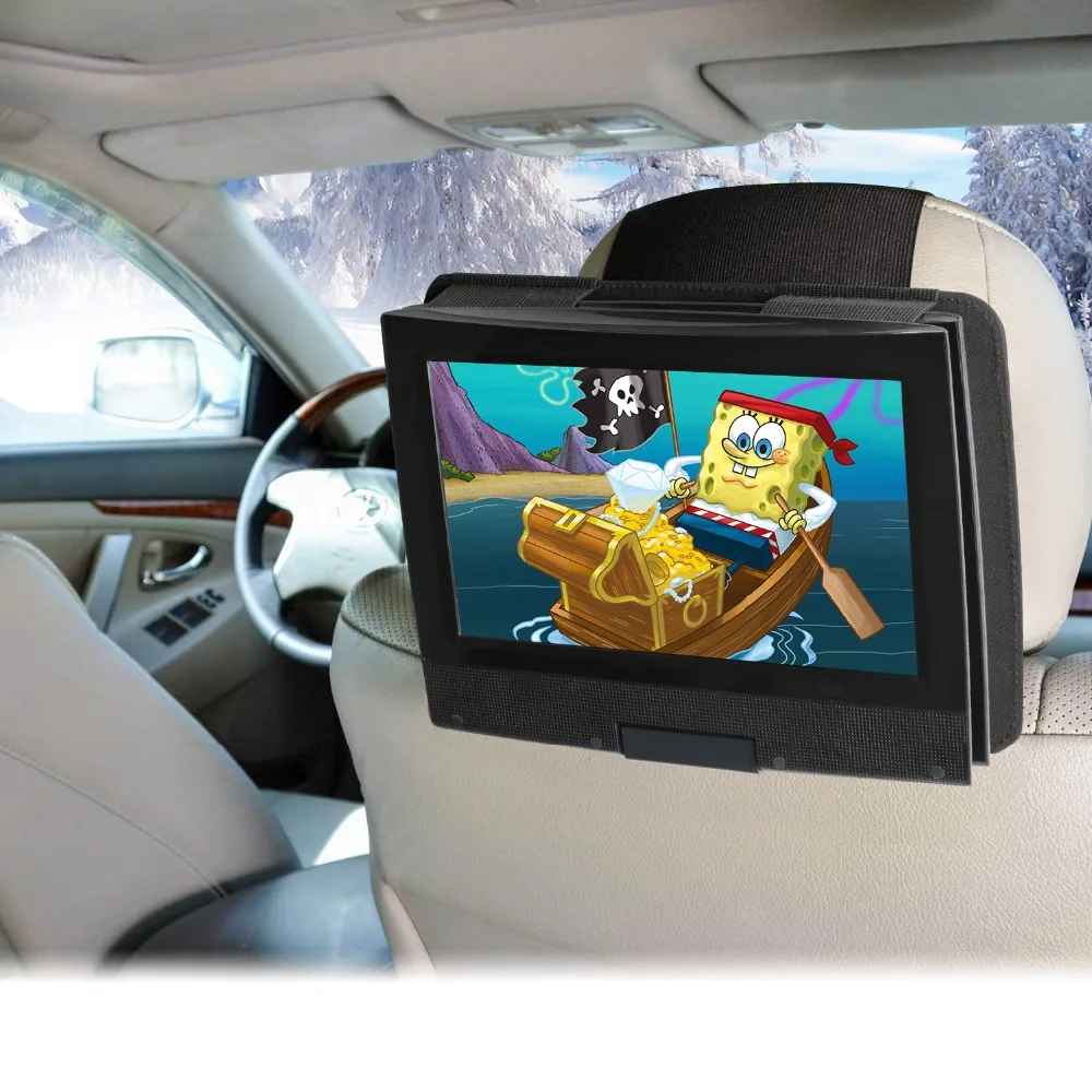 

Universal Car Headrest Mount Holder for 7 to 11 Inch Swivel & Flip Type Portable DVD Player such as 7", 9", 10", 11" DVD Players