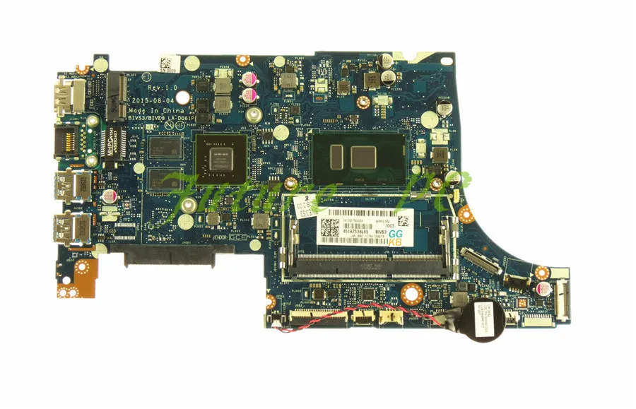 JOUTNDLN для Lenovo 500S 13ISK материнская плата ноутбука 5B20K50537 BIVS3/BIVE3 LA D061P SR2EZ I7 6500U 920M 2GB
