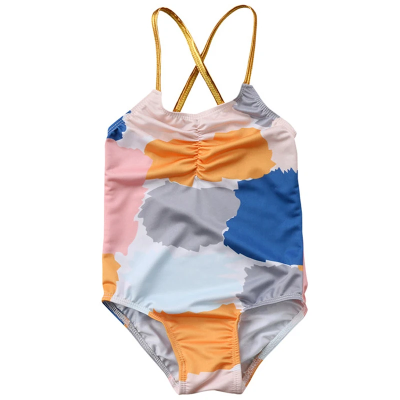Купить Kids Bikini 2018 New Swimwear Cute Newborn Baby Girls Print Patchwork One Piece Bathing Suit Biquini Infantil  Спорт и развлечения | One-Piece Suits (32868155996)