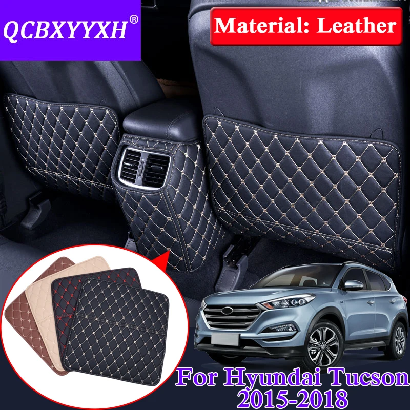 QCBXYYXH чехол для сиденья автомобиля Kick Pad чехол для hyundai Tucson- задняя защита сиденья коврик детский анти-кик коврик кожа