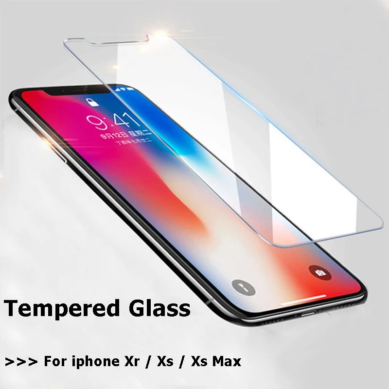 2.5D Закаленное стекло для iPhone X Xs Xr Защитная пленка экрана Max на XR 2018 новое защитное
