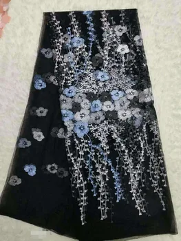 

Good-looking embroidery embossed French mesh African lace JOY-11026 high quality lace Nigeria lace fabric ladies dress