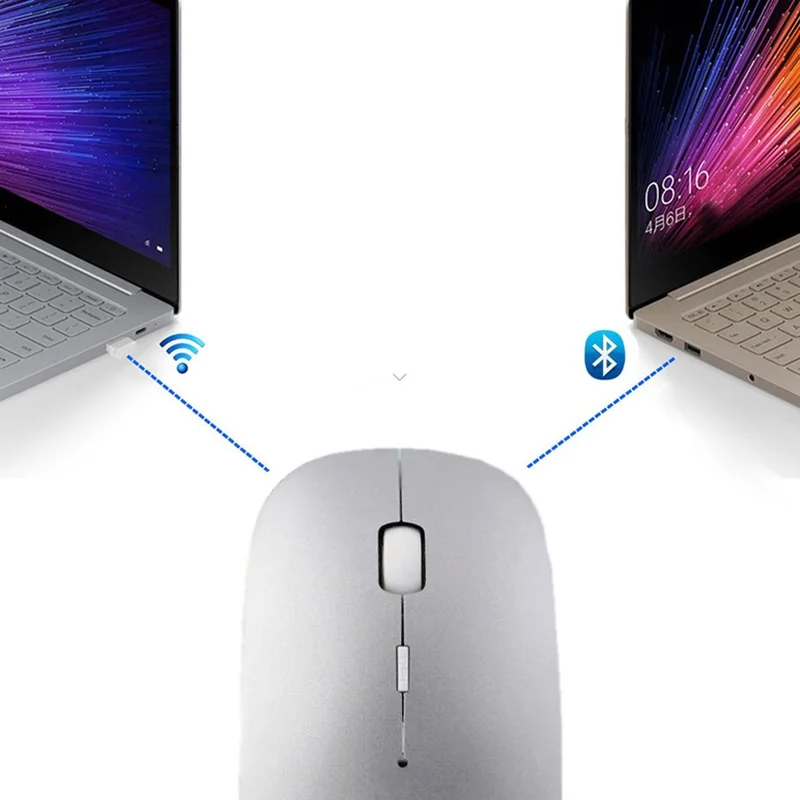 Перезаряжаемые 800/1200/1600 DPI беспроводная мышь USB интерфейс оптический датчик 10 м
