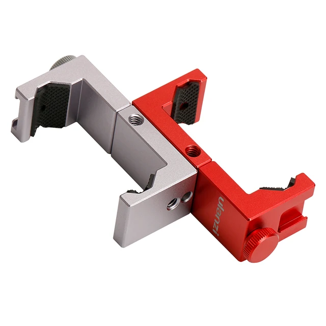 Ulanzi ST-02S 65MM to 95MM Tripod Phone Mount with Cold Shoe 1/4 Screw Phone Mount Stand Clipper for iPhone X 8 7 Plus Samsung - Hình ảnh 3
