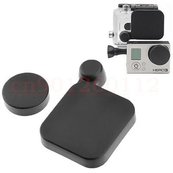 

2 in 1 Black GoPro Protective Lens Cap cover for Camera GoPro Hero 3 Hero3 Gopro Accessories