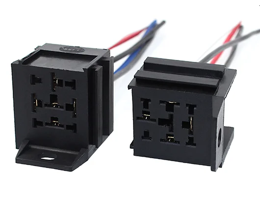 

Car Relay Socket Holder with Wire 4pin 5pin DC12V Relays Master with Copper