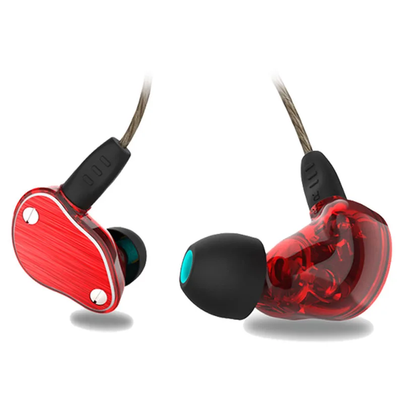 

Wired Six Driver Hybrid Earphones Detachable Cable Music Stereo Headset Sport Earbuds Professional Stage Monitor HIFI Headphones