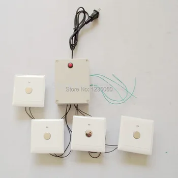 

props for escape from the mysterious room/ touch four wall switches to open the lock real life room escape game