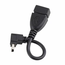 1pcs High Quality 10CM USB A Female to Mini 5P USB B Male Conversion Adapter OTG Cable up to 480Mbps Upwards Wholesale
