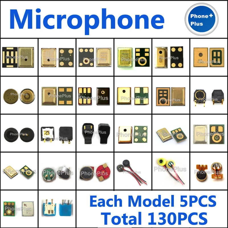 imágenes para DDONG 5 UNIDS Cada Modelo Total 130 UNIDS Micrófono MICRÓFONO Interno de Reparación Para Todas Las Marcas de Teléfono Celular Común Universal Utilizado imágenes para DDONG 5 UNIDS Cada Modelo Total 130 UNIDS Micrófono MICRÓFONO Interno de Reparación Para Todas Las Marcas de Teléfono Celular Común Universal Utilizado