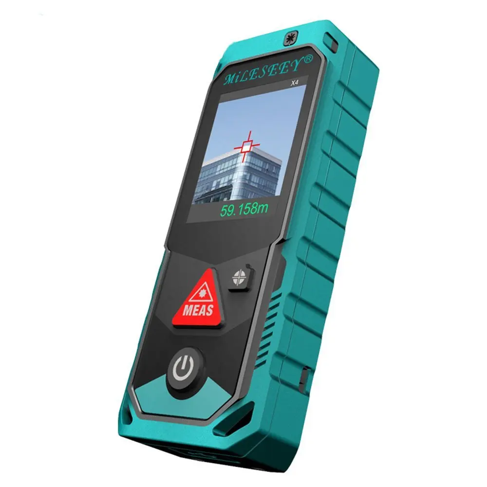 

Handheld Multi-measuring Laser Rangefinder Bluetooth Rotational Touch Screen Distance Meter 40M Rechargeable Angle Sensor IP65