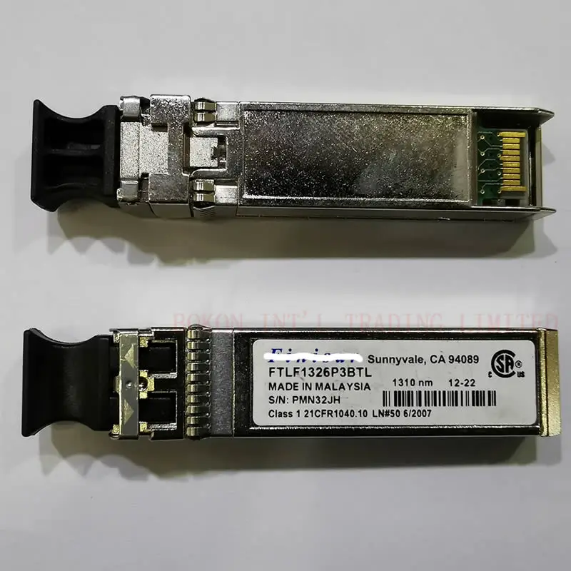 

FTLF1326P3BTL Fiber Optic Transmitters Receivers Transceivers 6.144Gb/s Single mode 2km 1310nm Long-Wavelength SFP+Transceiver