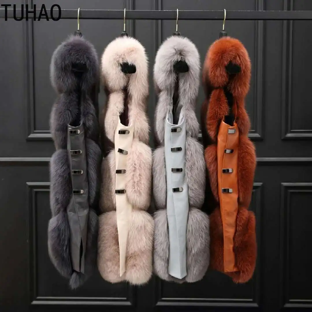 

TUHAO Winter Coat Women 2018 Plus Size 3XL Women Fur Coat and Jacket PATCHWORK STREETWEAR Women Office Elegant Fake Fur Coats