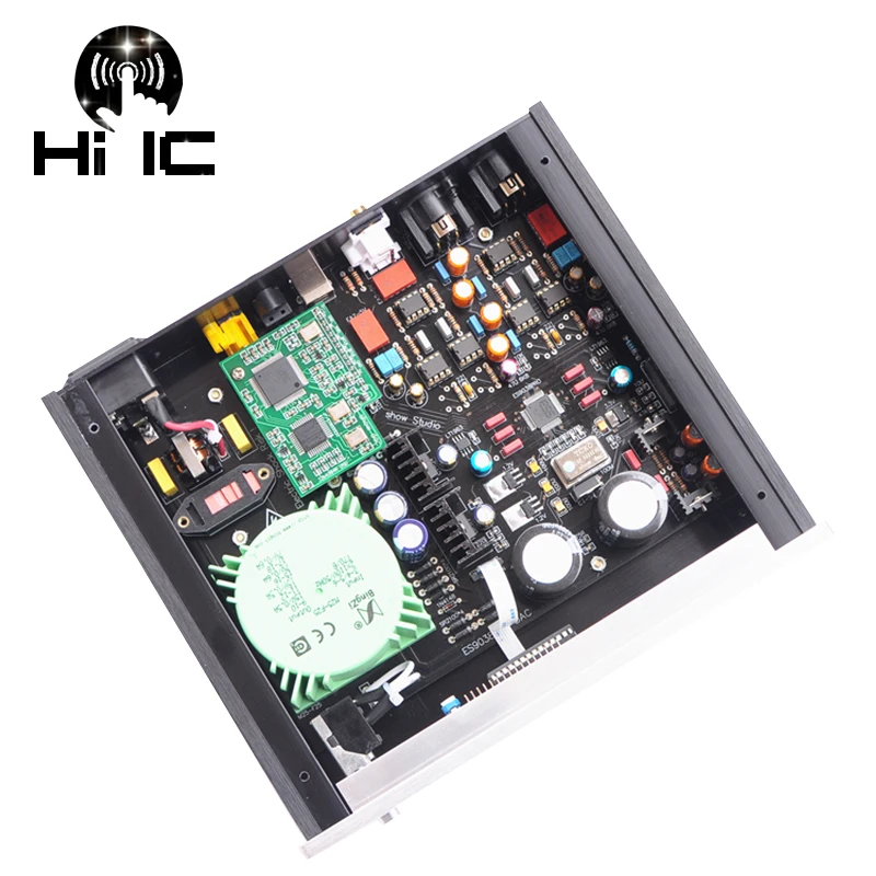 Hi Fi ES9038PRO/ES9028PRO + amanero USB Интерфейс DAC аудиодекодер 32Bit/384 K DSD 64/128/256 XLR Сделано в Китае
