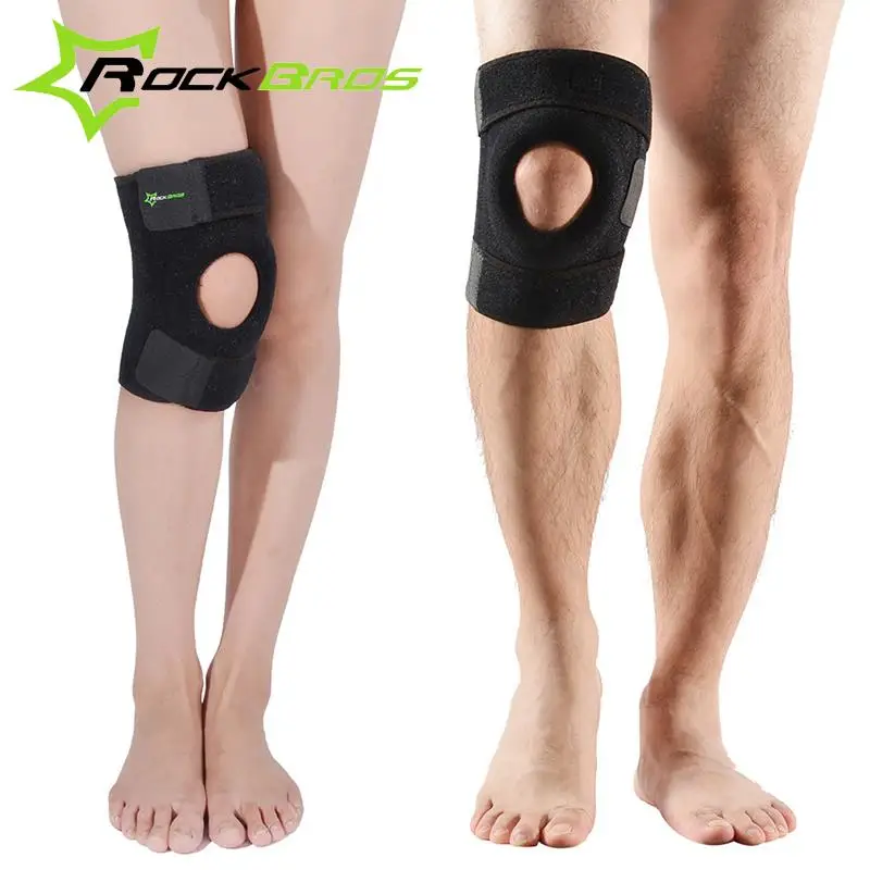 ROCKBROS 1Pcs Men Women Adjustable Sports Leg Knee Support Brace Protector Pads Sleeve Cap