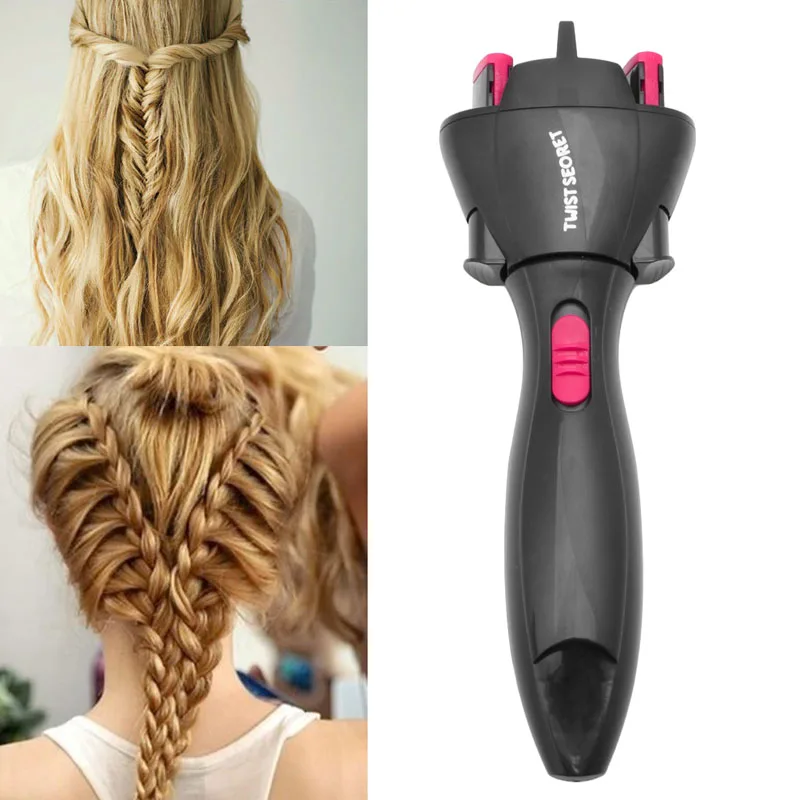 

Twist Braid Automatic Knitted Device DIY Hair Braiders Style Gadget For Women
