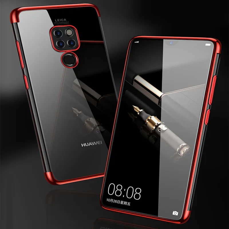 Suntaiho Case for Huawei P20 Lite Case Luxury Transparent TPU Silicone Plating Shining Cover for Huawei Mate 20 lite 20X Case Suntaiho Case for Huawei P20 Lite Case Luxury Transparent TPU Silicone Plating Shining Cover for Huawei Mate 20 lite 20X Case