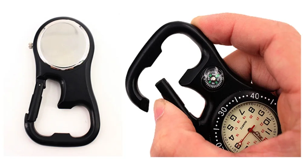 Clip-On Carabiner Pocket Watch for outdoor activities31