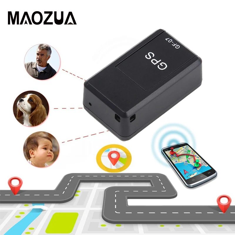 Мини Портативный GSM/GPRS трекер GF07 устройство слежения Спутниковое