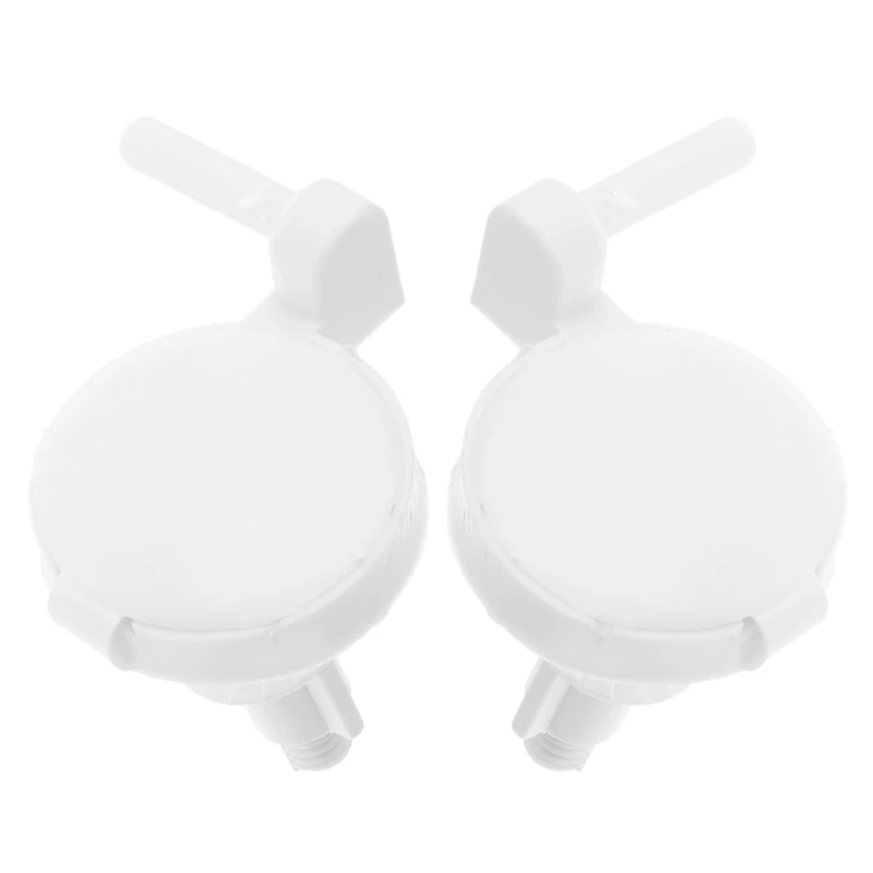

2pcs Plastic Toilet Seat Screws Fixings Fit Toilet Seats Hinges Repair Tools