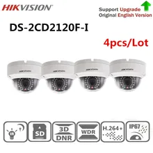 Original Hikvision Surveillance Camera DS-2CD2120F-I 2.0 MP Fixed Dome IP Camera 1080P POE CCTV Camera SD Card English Version